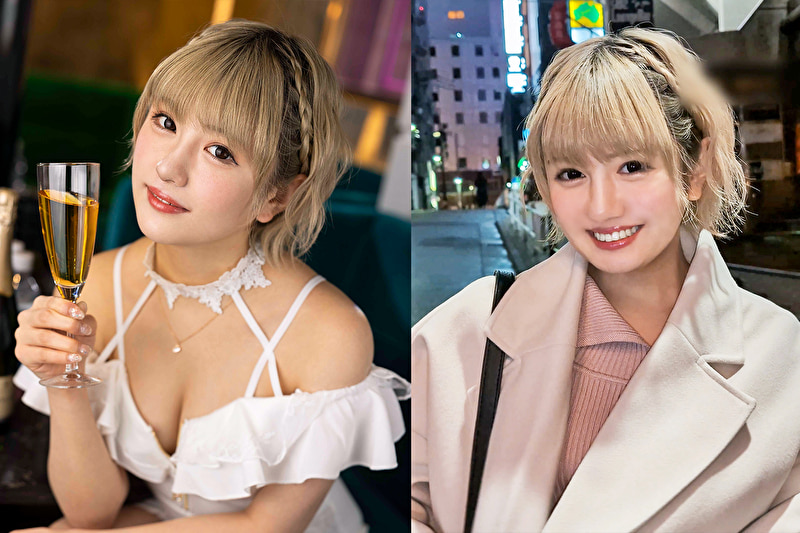 <六本木高級キャバ嬢もお店を出たらただの女>生チ〇コ大好きな性欲底無しギャルと3連続中出しハメ撮り! えなさん489086
